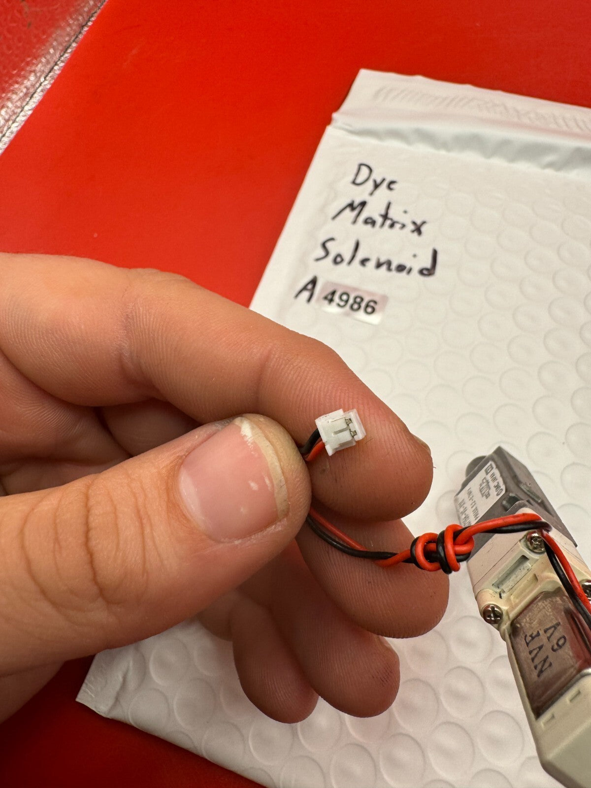 Dye Matrix Solenoid