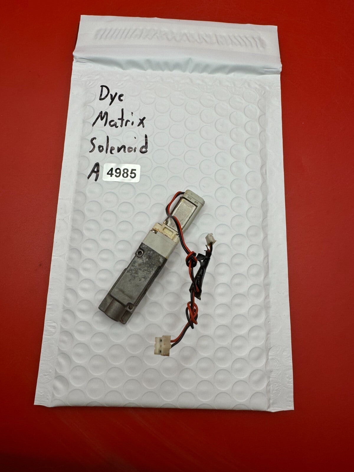 Dye Matrix Solenoid