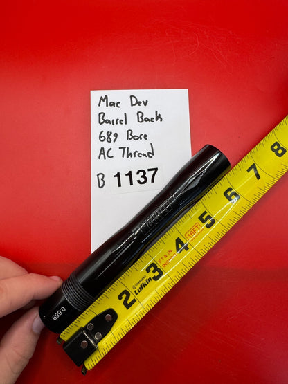 Mac Dev Paintball Barrel Back 689 Bore AC Thread