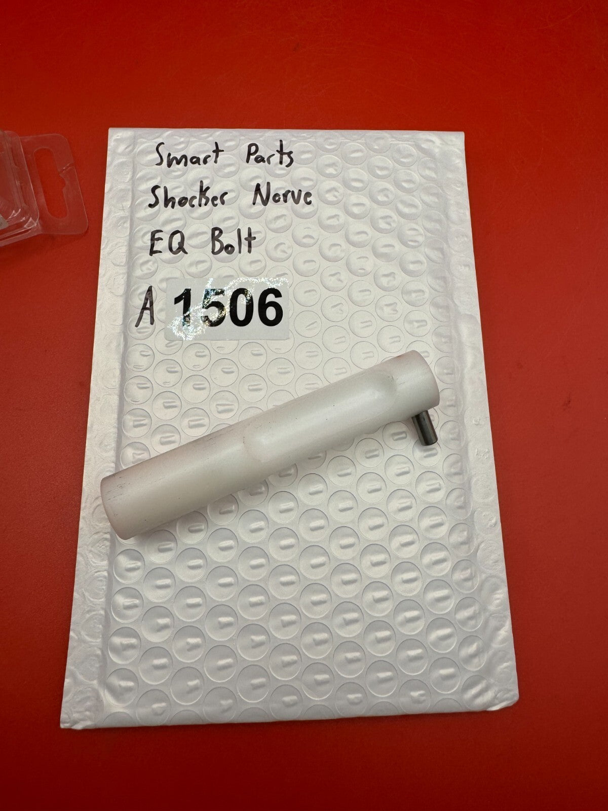 Smart Parts Shocker Nerve EQ Bolt - used paintball bolt - white