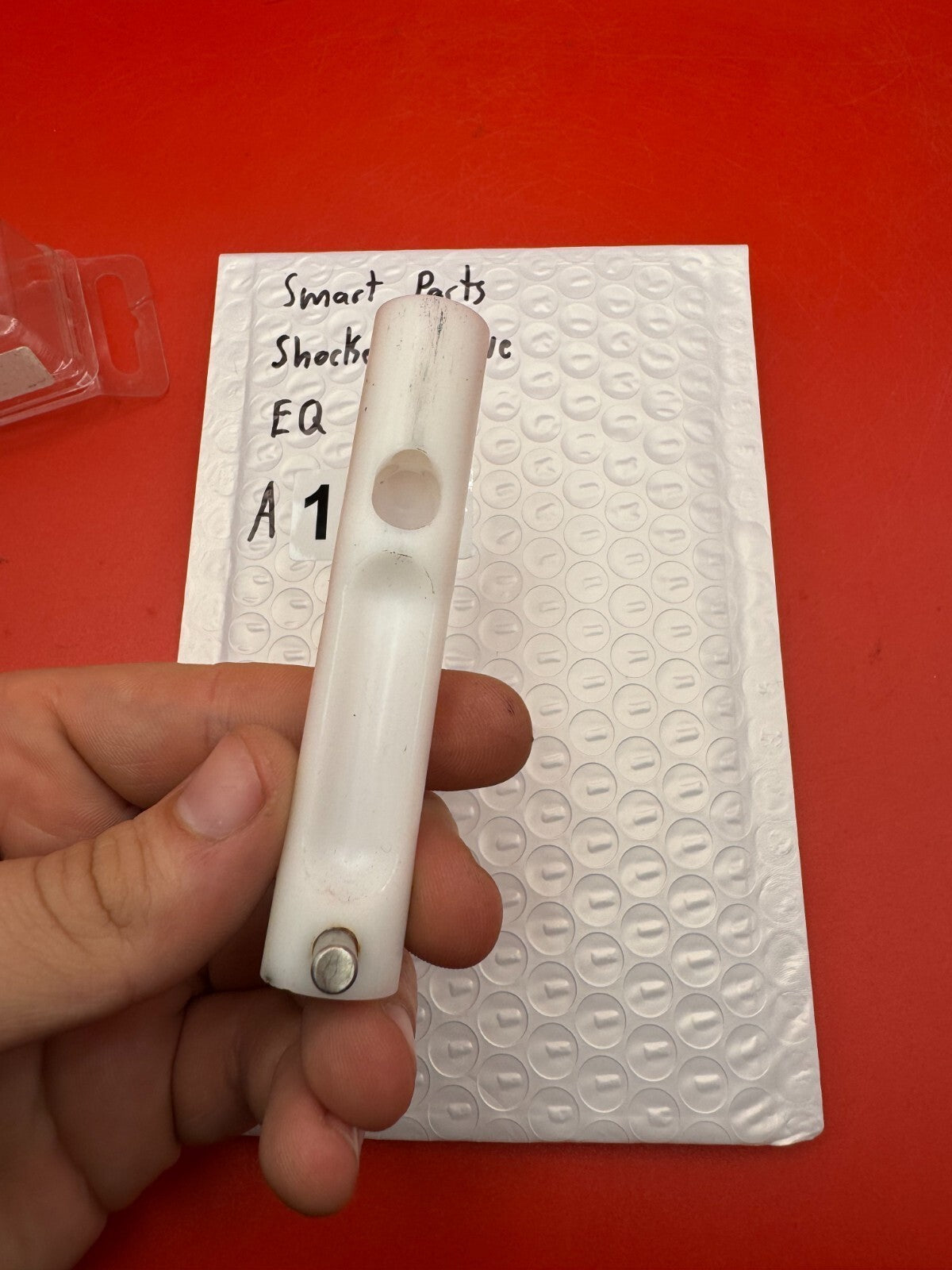 Smart Parts Shocker Nerve EQ Bolt - used paintball bolt - white