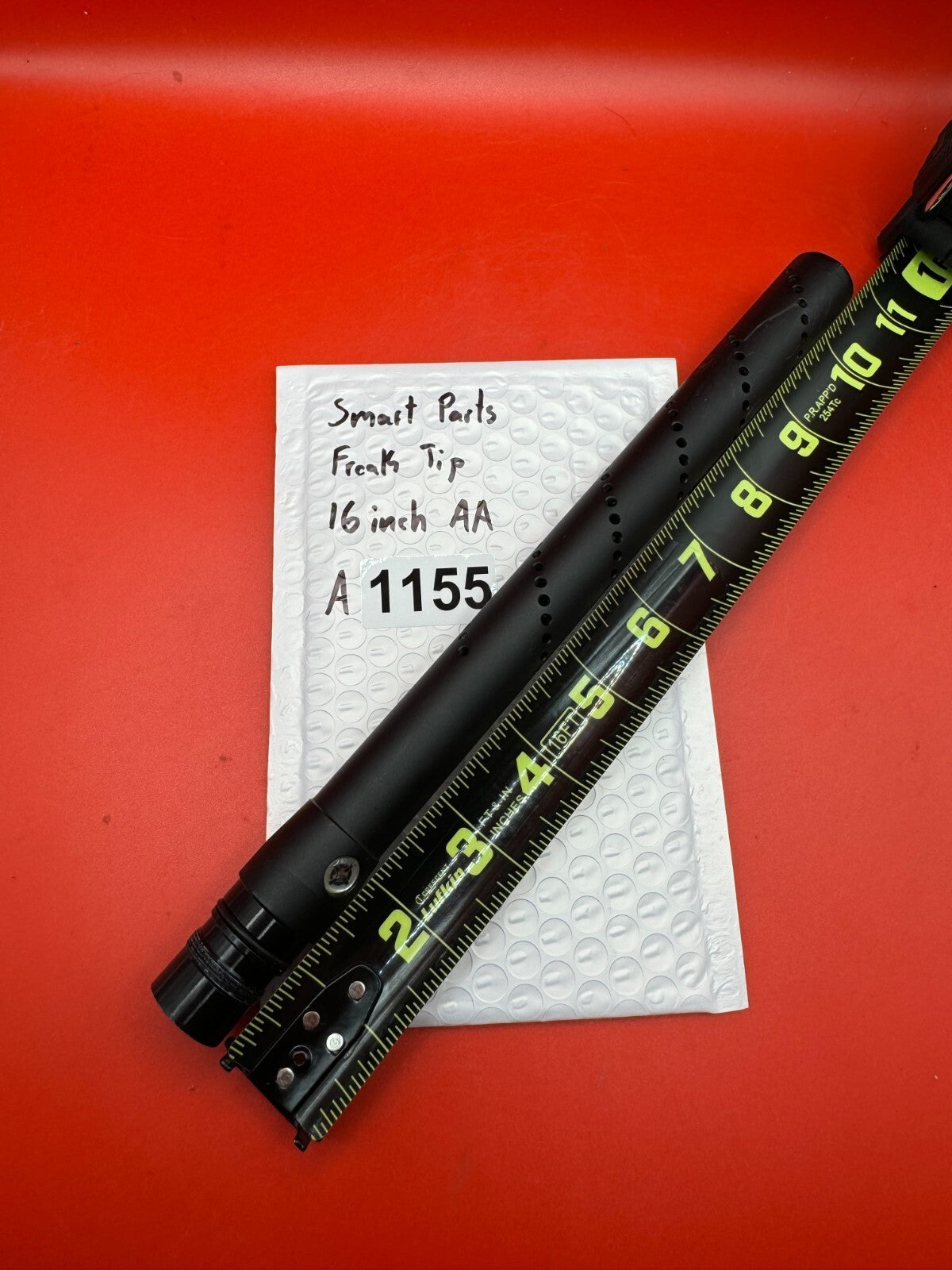 Smart Parts Freak Tip 16 inch AA - used paintball barrel tip - black