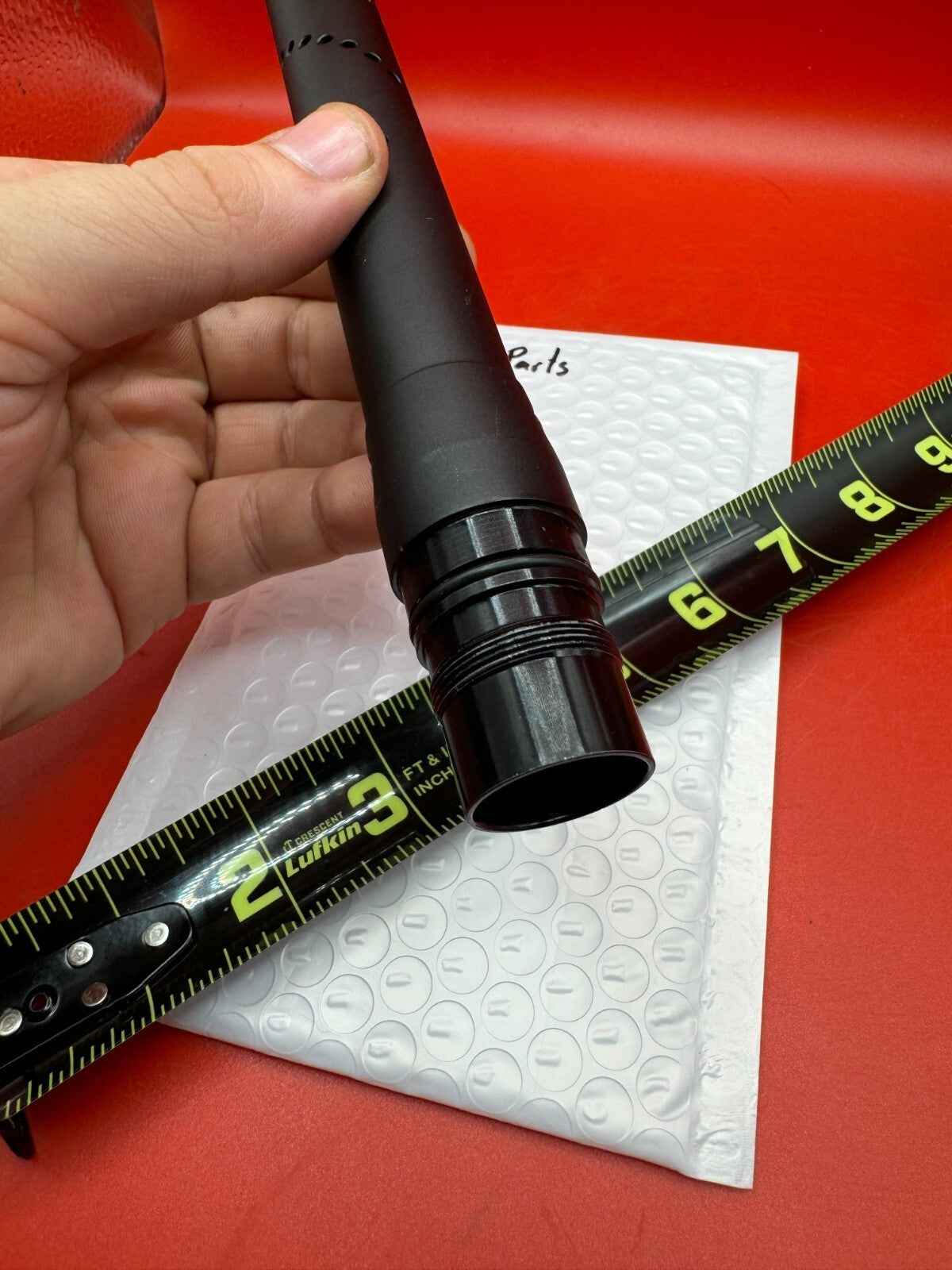Smart Parts Freak Tip 16 inch AA - used paintball barrel tip - black
