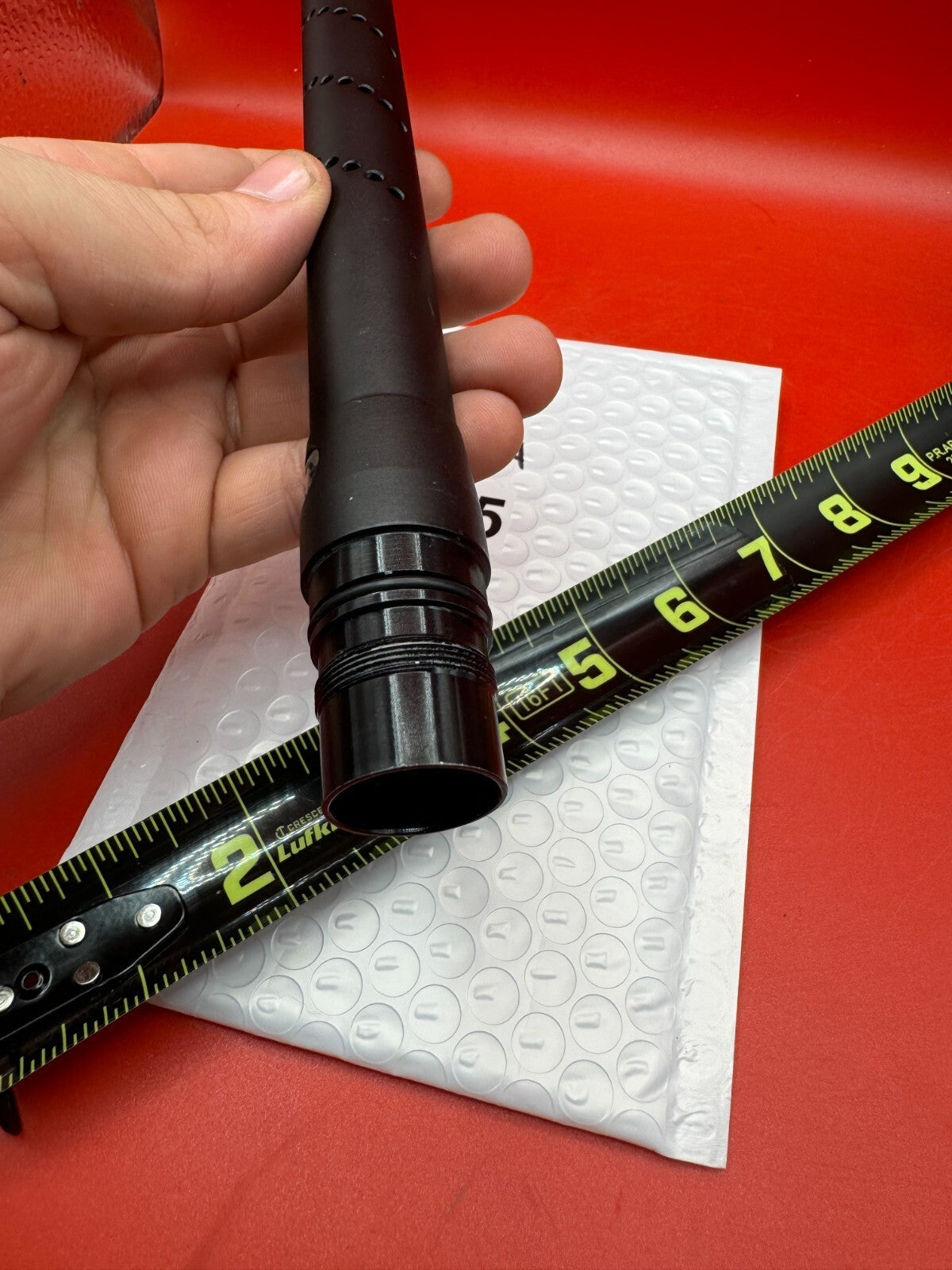 Smart Parts Freak Tip 16 inch AA - used paintball barrel tip - black