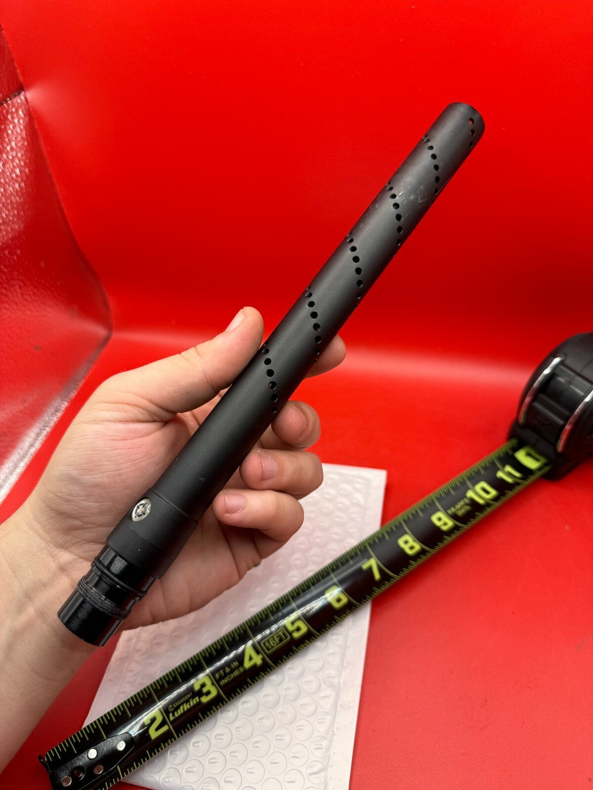 Smart Parts Freak Tip 16 inch AA - used paintball barrel tip - black