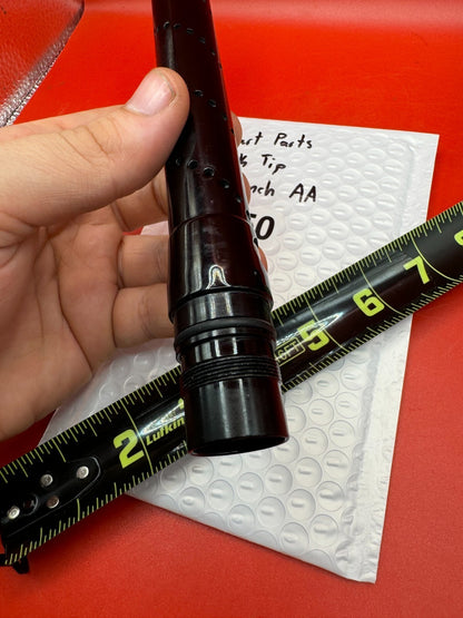 Smart Parts Freak Tip 13.5 inch AA - used paintball barrel tip - black anno