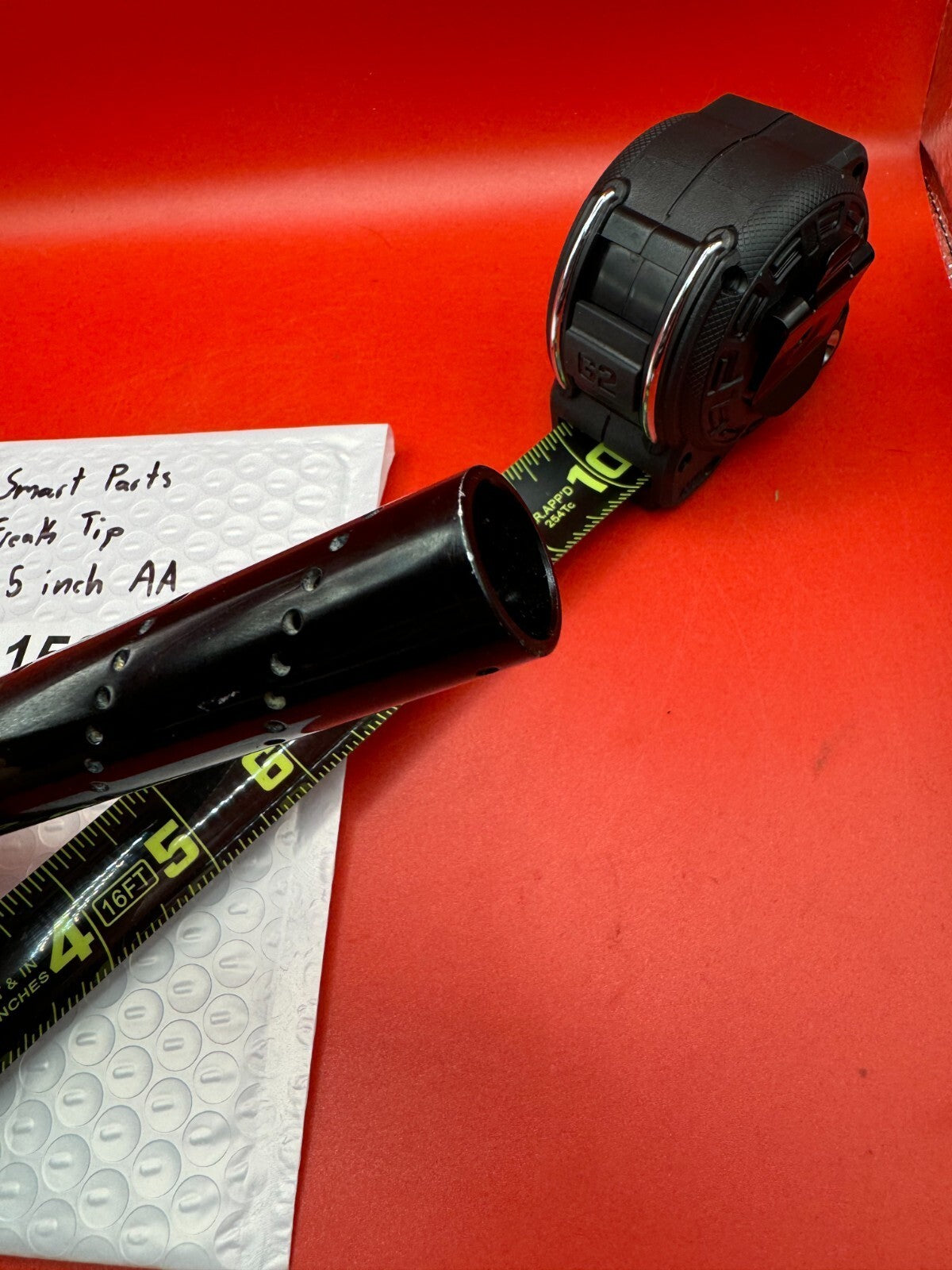 Smart Parts Freak Tip 13.5 inch AA - used paintball barrel tip - black anno