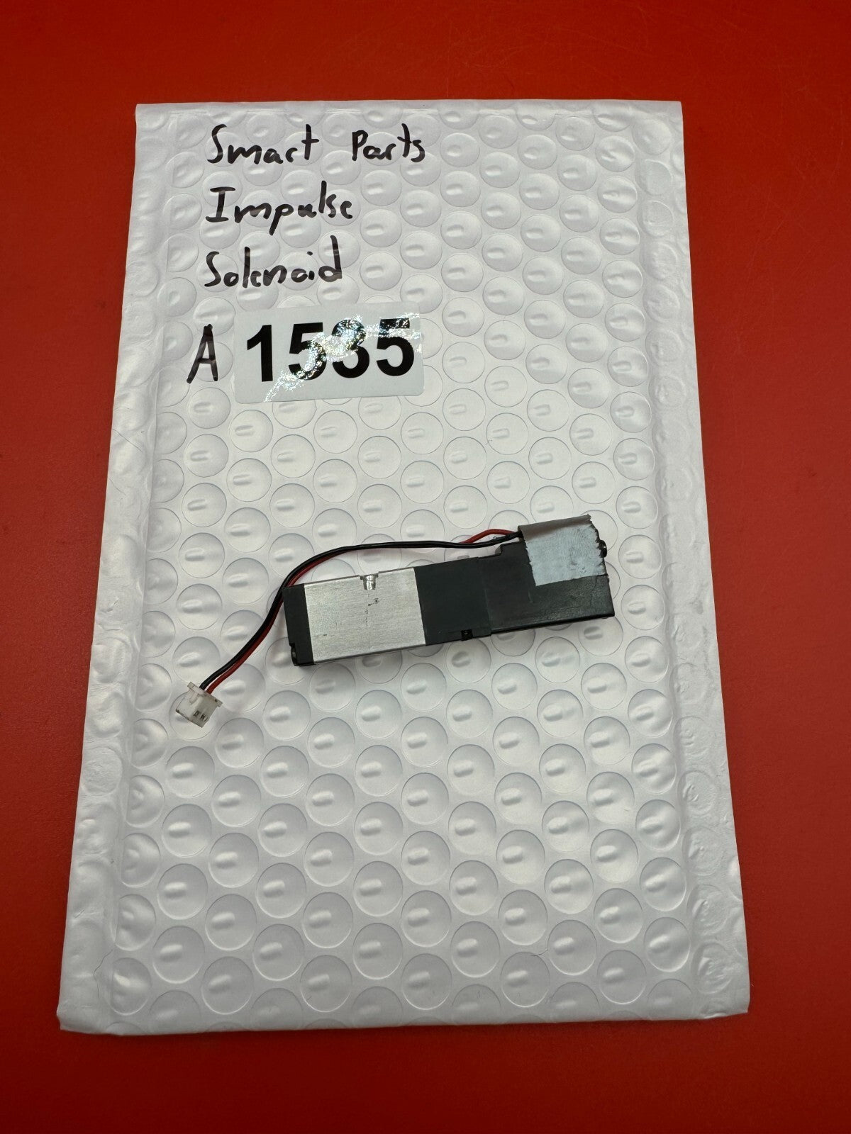 Smart Parts Impulse Solenoid - used paintball solenoid - black/silver