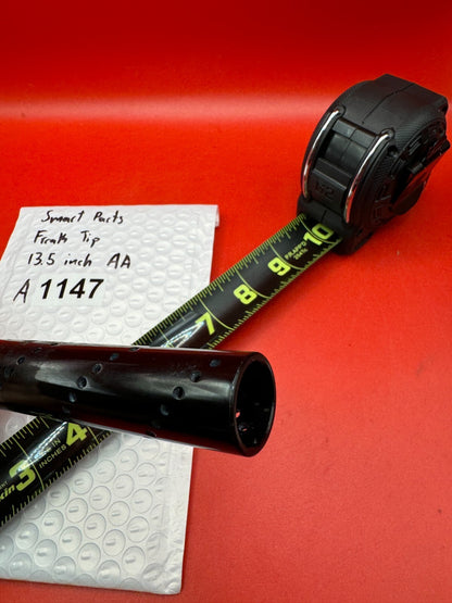 Smart Parts Freak Tip 13.5 inch AA - used paintball barrel tip - black anno