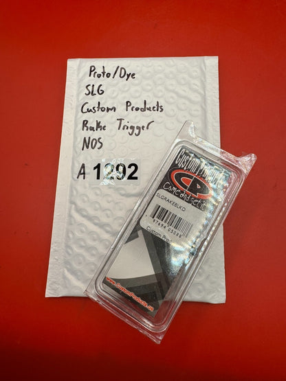 Proto/Dye SLG Custom Products Rake Trigger NOS - used paintball trigger - black