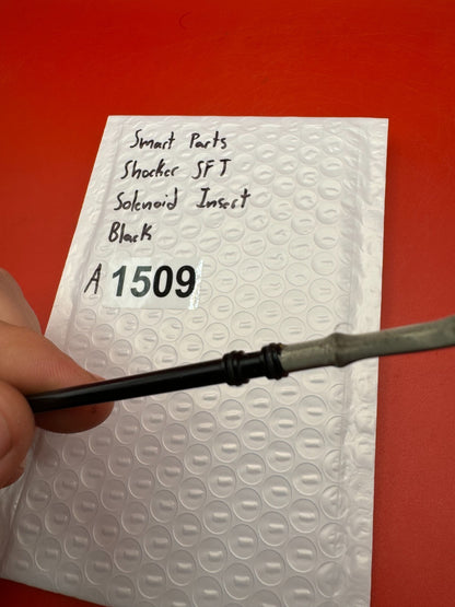 Smart Parts Shocker SFT Solenoid Insert Black - used paintball solenoid insert - black/silver
