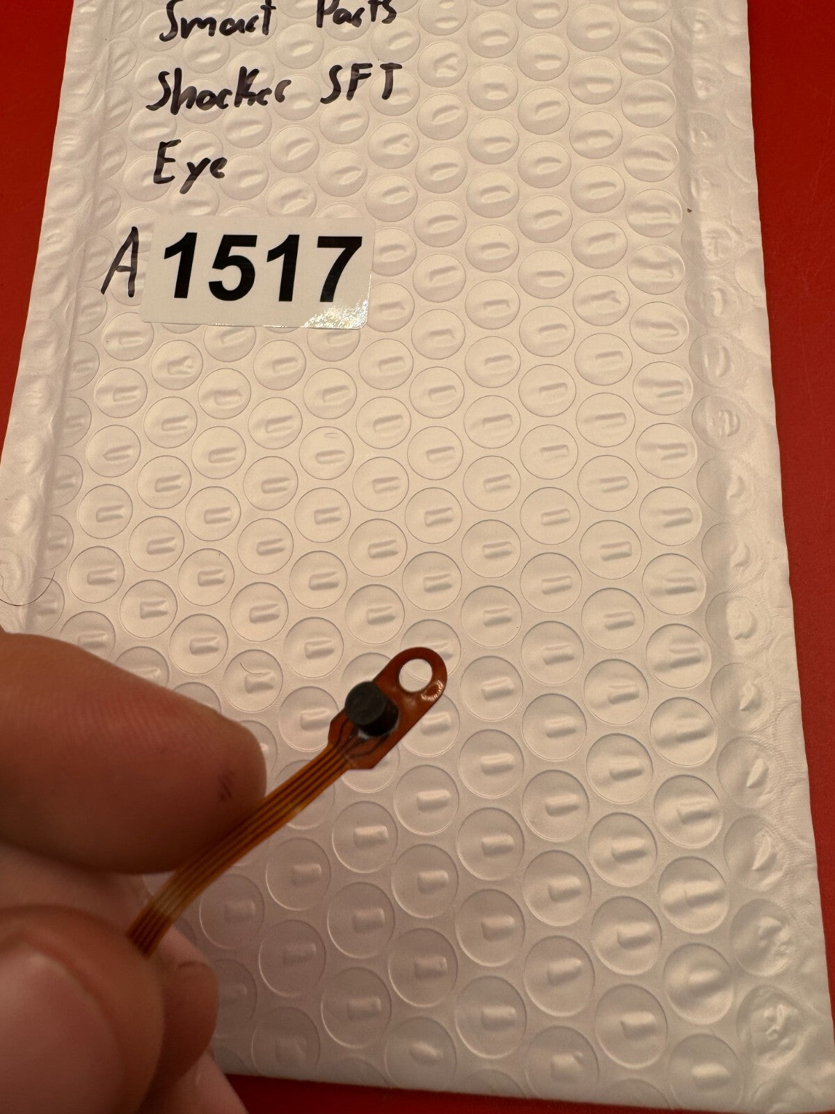 Smart Parts Shocker SFT Eye - used paintball eye (ball detent sensor) - copper/brown