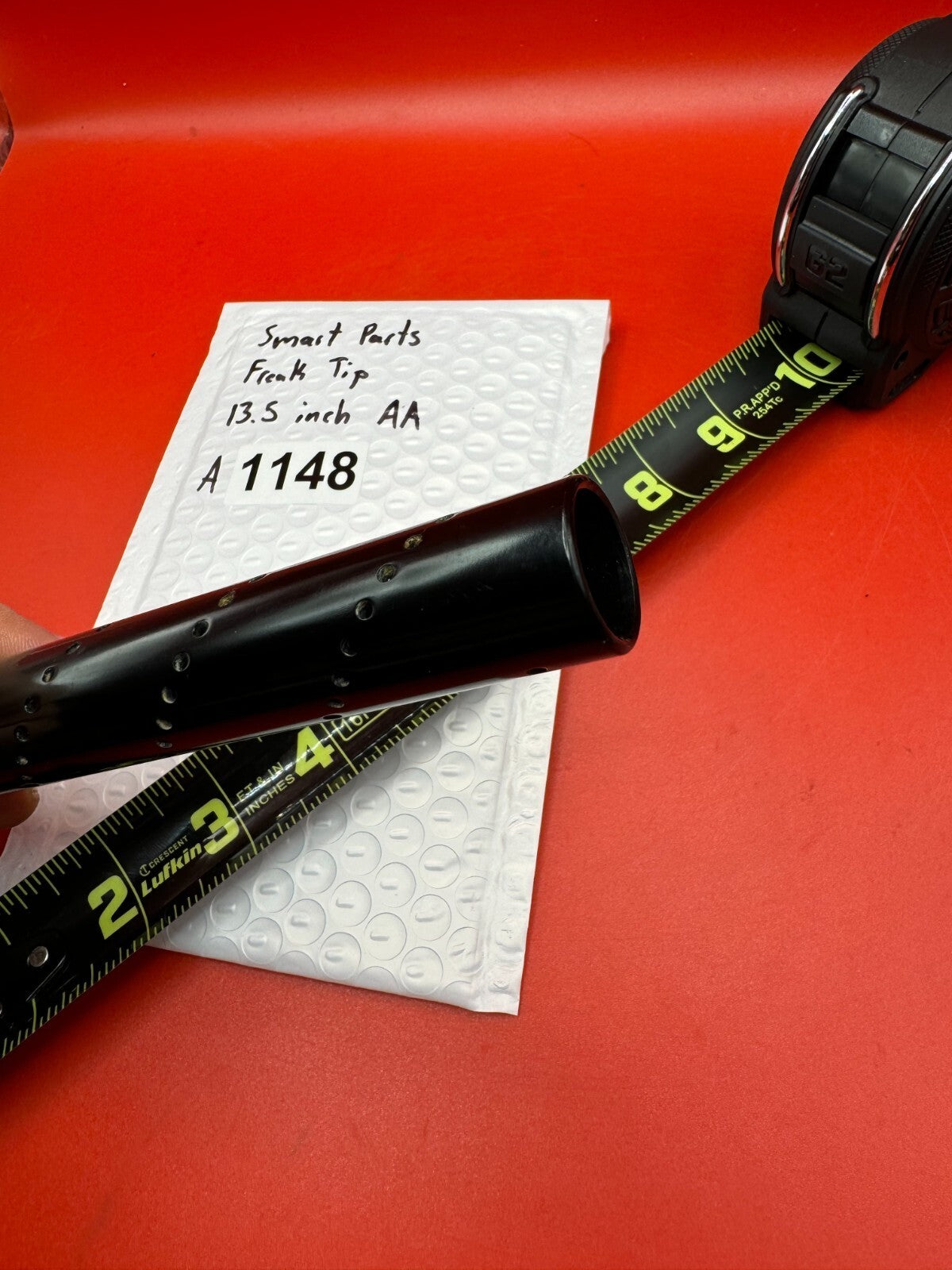 Smart Parts Freak Tip 13.5 inch AA - used paintball barrel tip - black anno