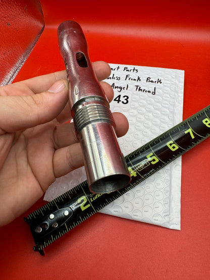 Smart Parts Stainless Freak Back Old Angel Thread - used paintball barrel back - silver / polished stainless