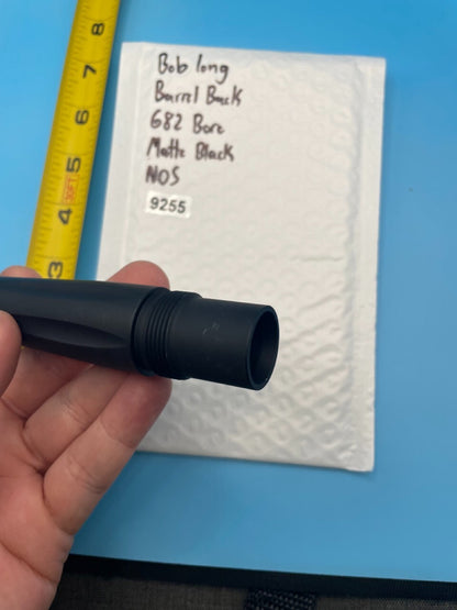 Bob Long Paintball Barrel Back 682 Bore Matte Black NOS