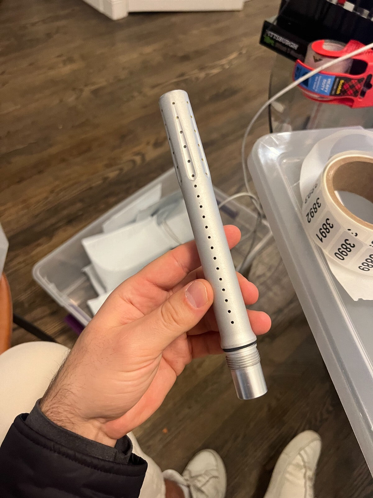 Freak Paintball Barrel TIp Silver