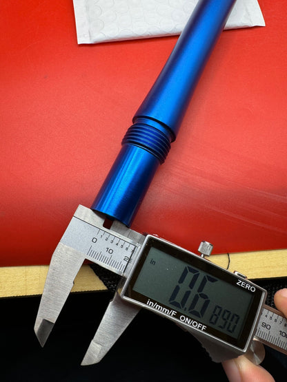 WDP 14 inch Paintball Barrel - Blue Old Angel Thread 689 Bore