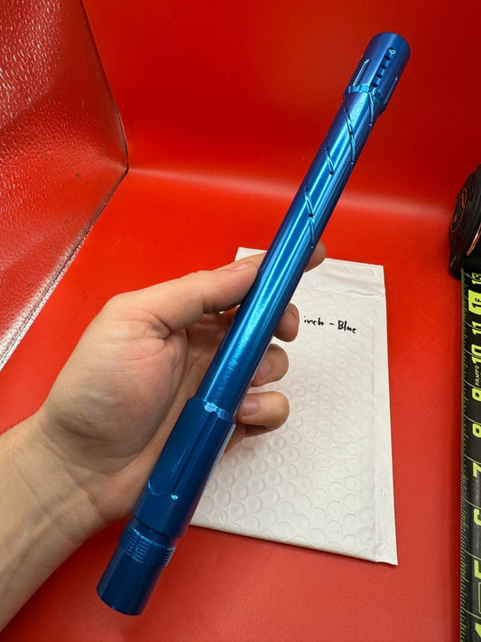 PMI Pursuit 12 inch Paintball Barrel A/C Thread - Blue 690 Bore