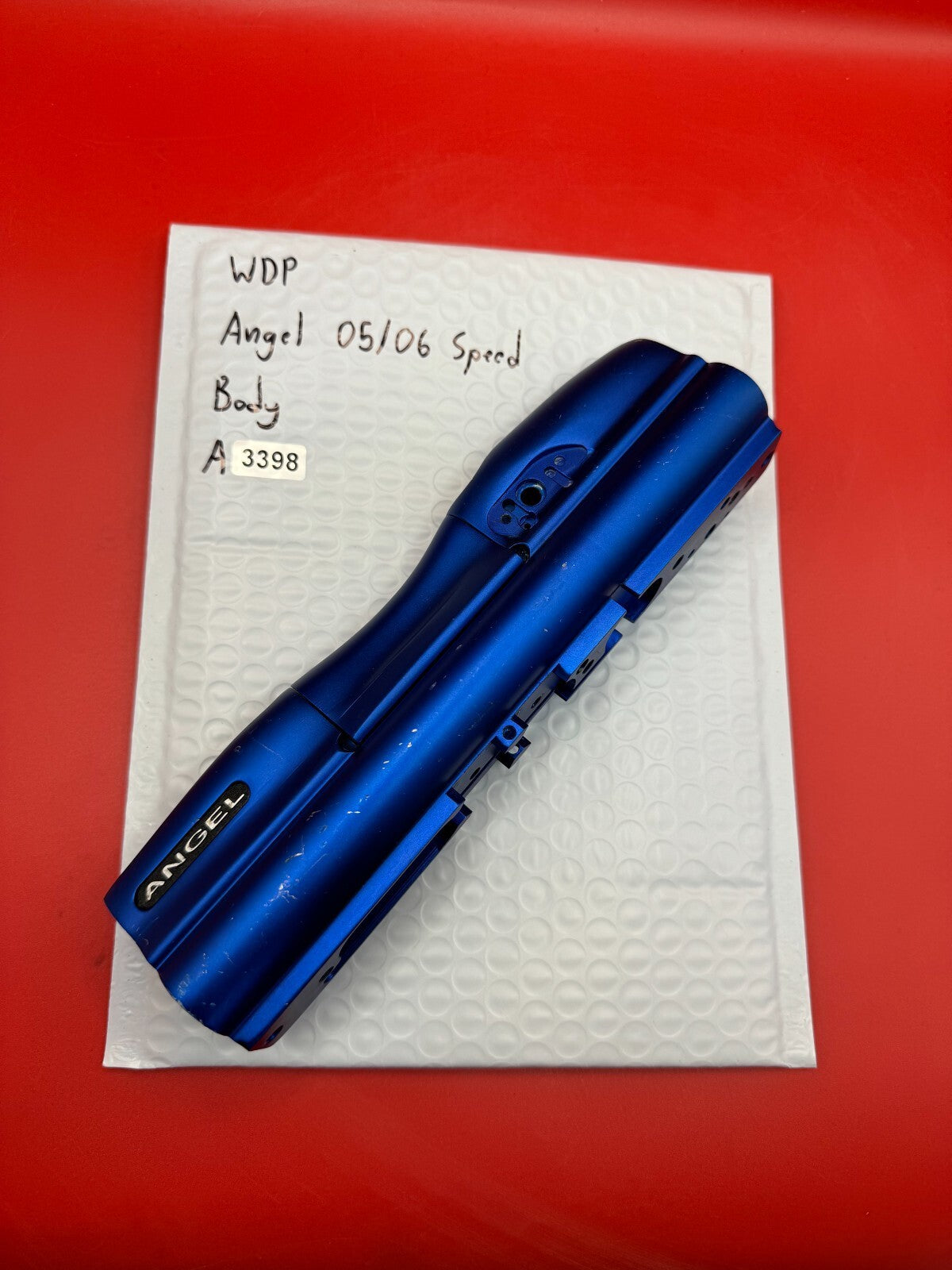 WDP Angel 05/06 Speed Body - used paintball body - blue anno