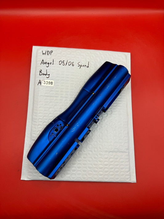 WDP Angel 05/06 Speed Body - used paintball body - blue anno