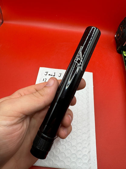 J &amp; J 12 inch Tip Paintball Barrel - used paintball barrel tip - black