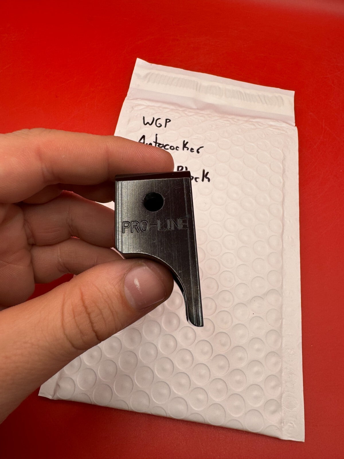 WGP Autococker Back Block - used paintball back block - black