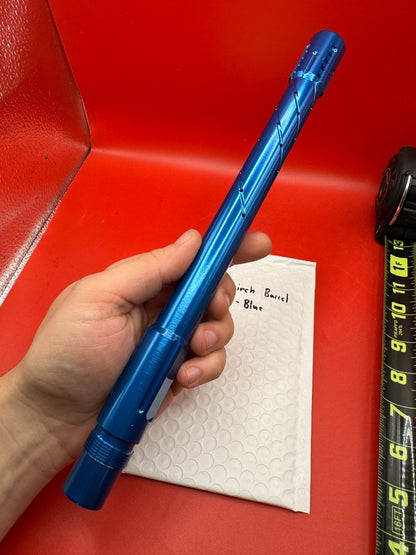 PMI Pursuit 12 inch Paintball Barrel A/C Thread - Blue 690 Bore