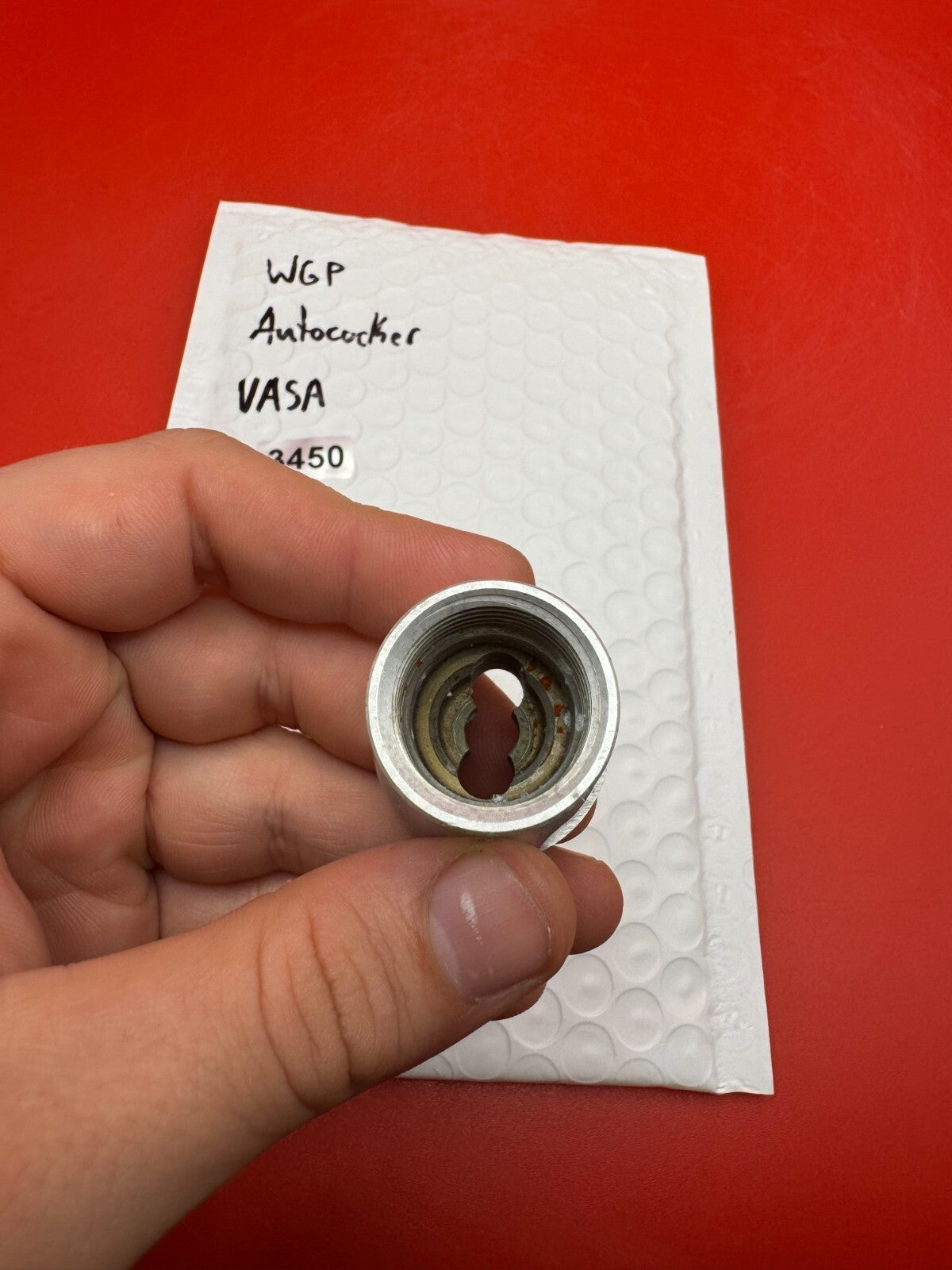 WGP Autococker VASA - used paintball valve actuating sear assembly (vasa) - silver