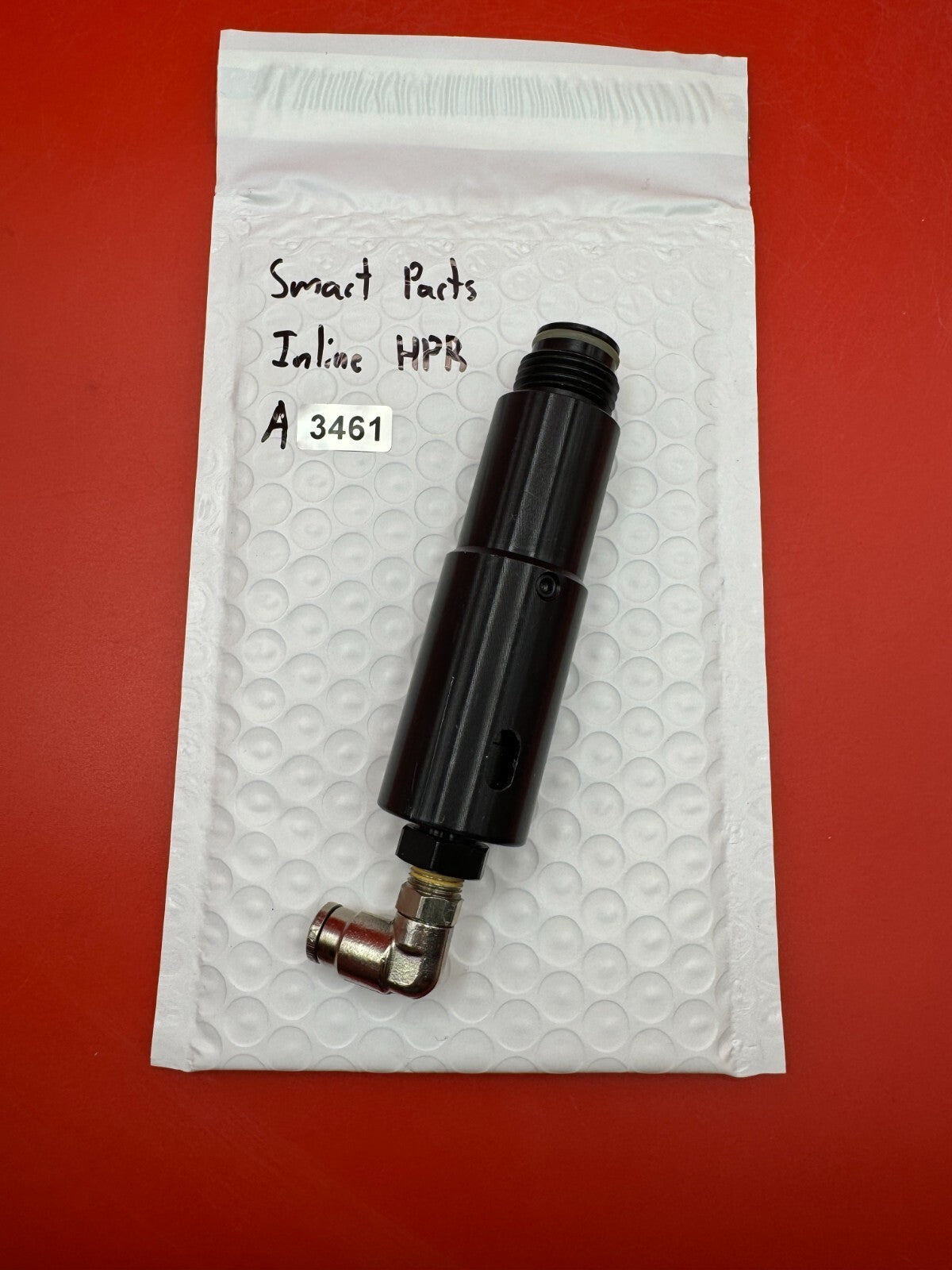 Smart Parts Inline HPR - used paintball hpr (high pressure regulator) - black
