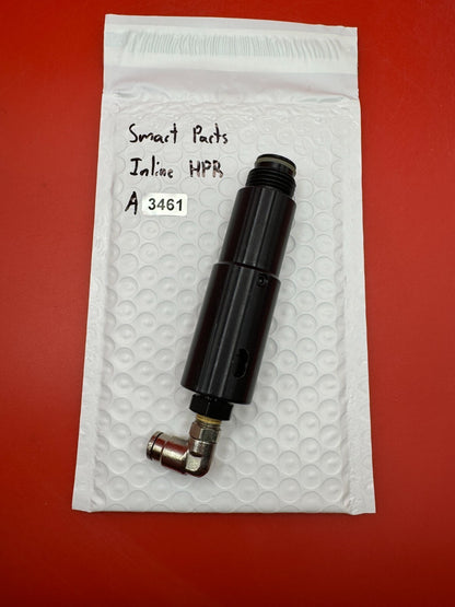 Smart Parts Inline HPR - used paintball hpr (high pressure regulator) - black