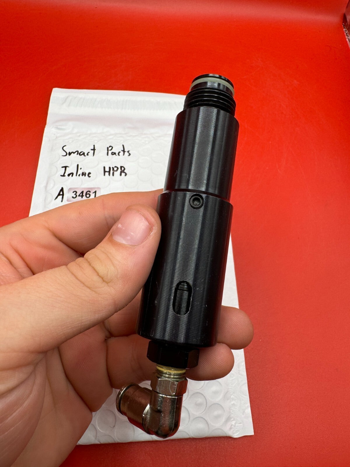 Smart Parts Inline HPR - used paintball hpr (high pressure regulator) - black