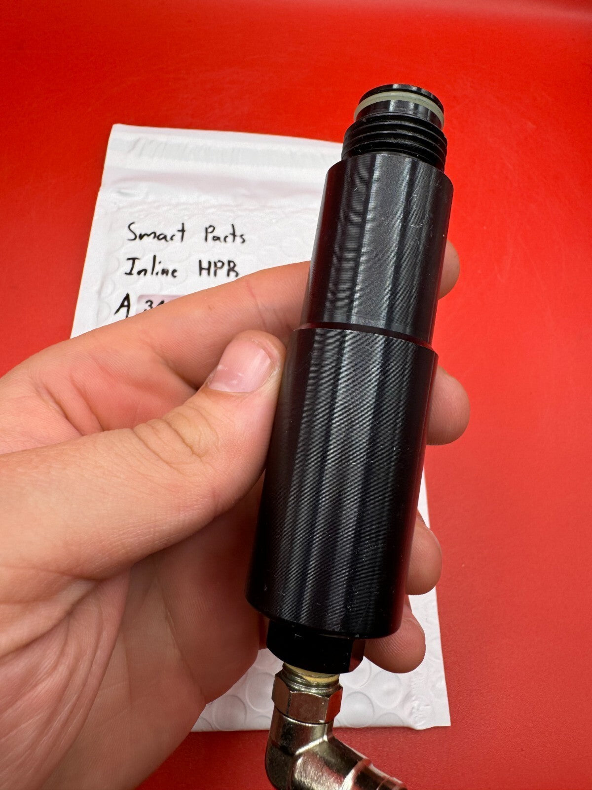 Smart Parts Inline HPR - used paintball hpr (high pressure regulator) - black