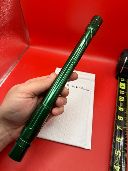 PMI Pursuit 12 inch Paintball Barrel A/C Thread - Green 690 Bore