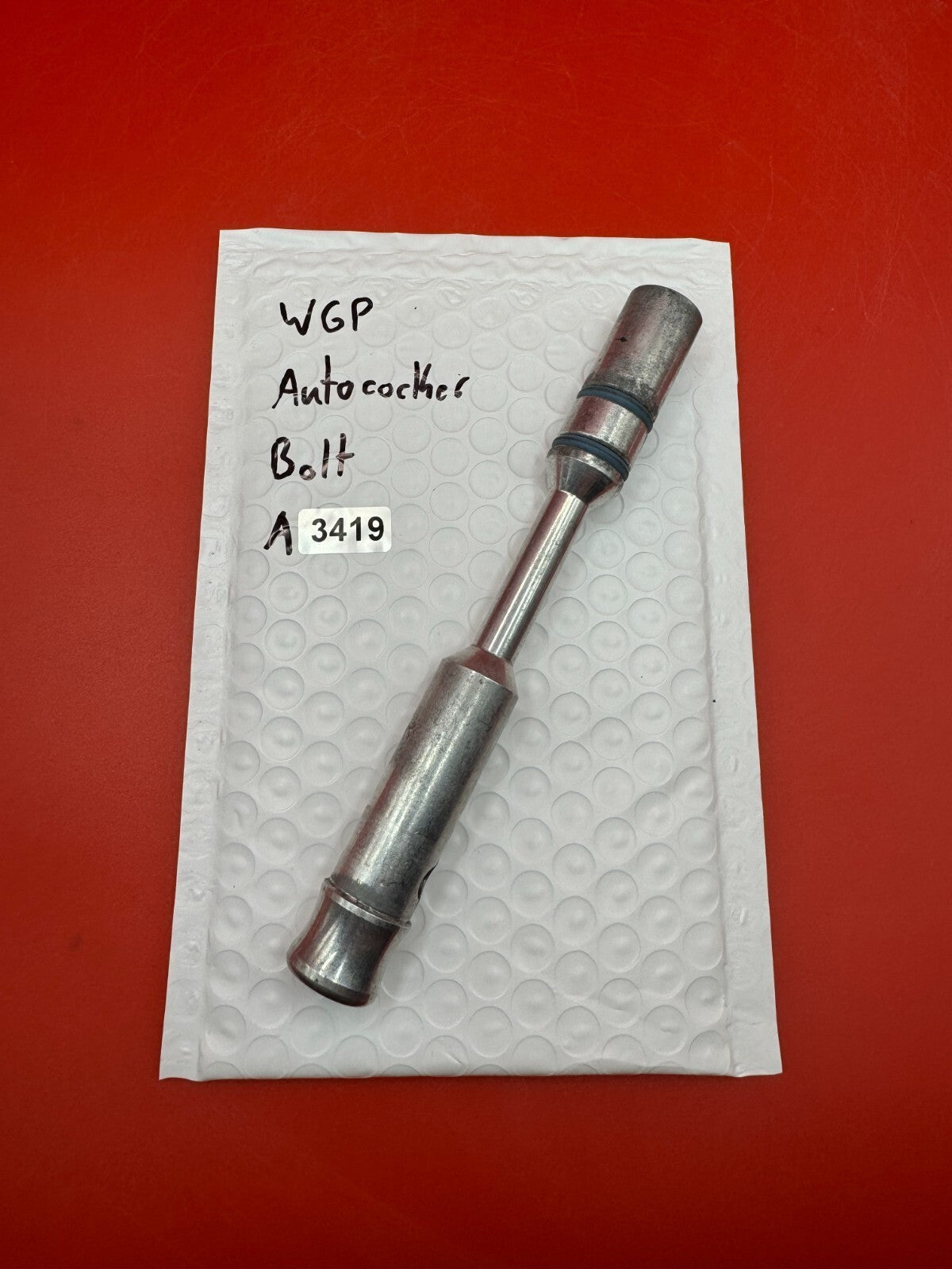 WGP Autococker Bolt - used paintball bolt - silver