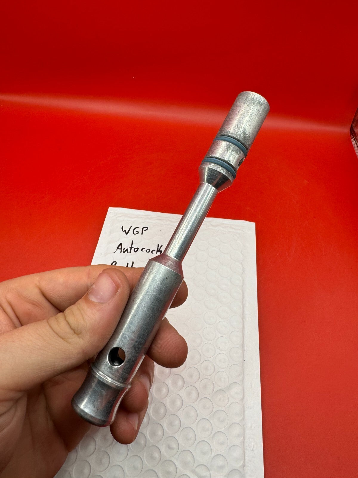 WGP Autococker Bolt - used paintball bolt - silver