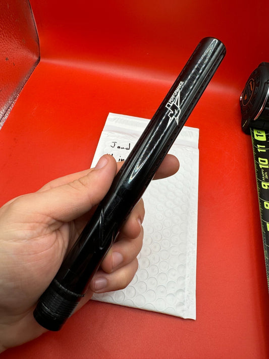 J &amp; J 14 inch Tip Paintball Barrel - used paintball barrel tip - black