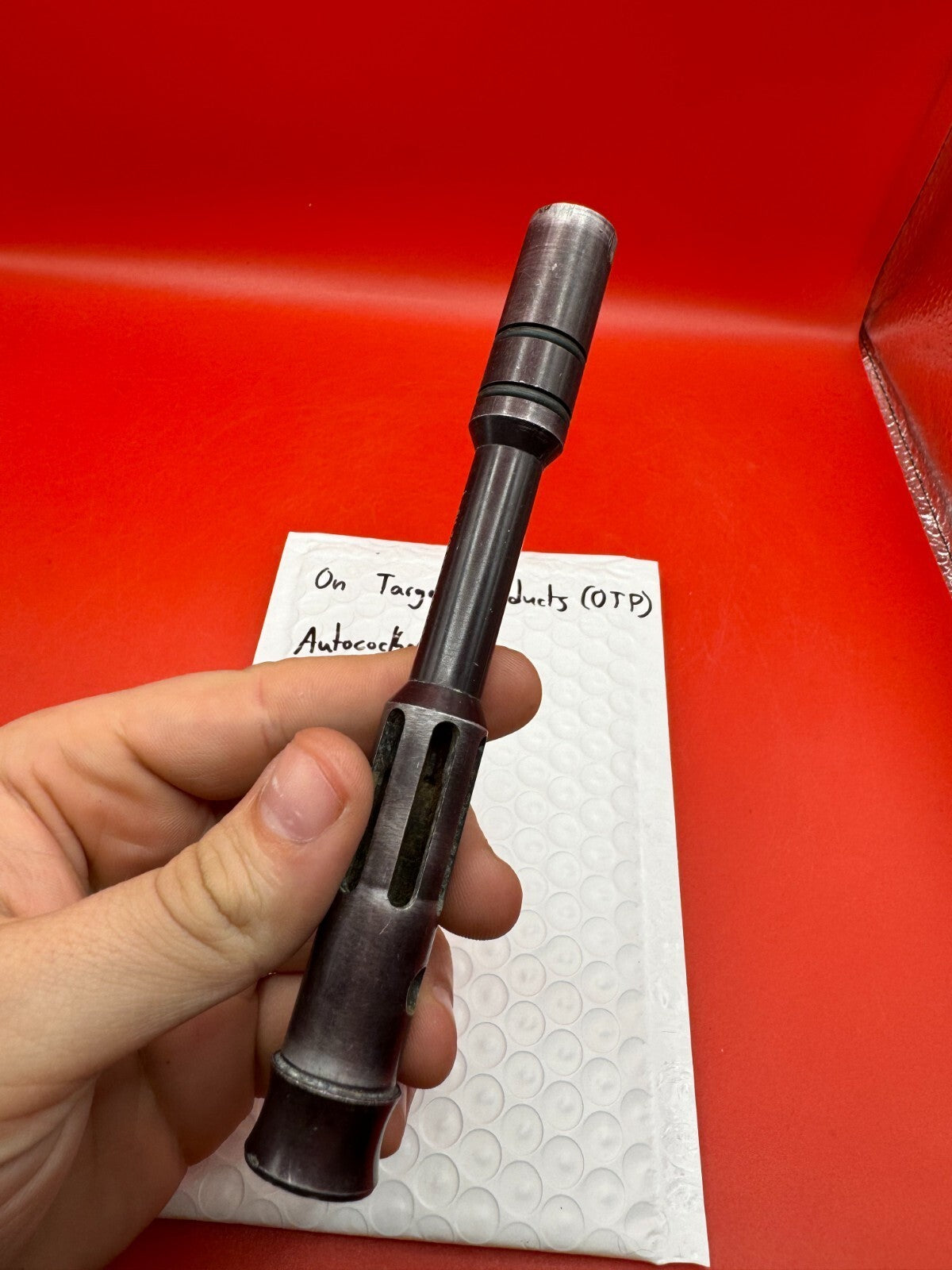 On Target Products (OTP) Autococker Bolt - used paintball bolt - black