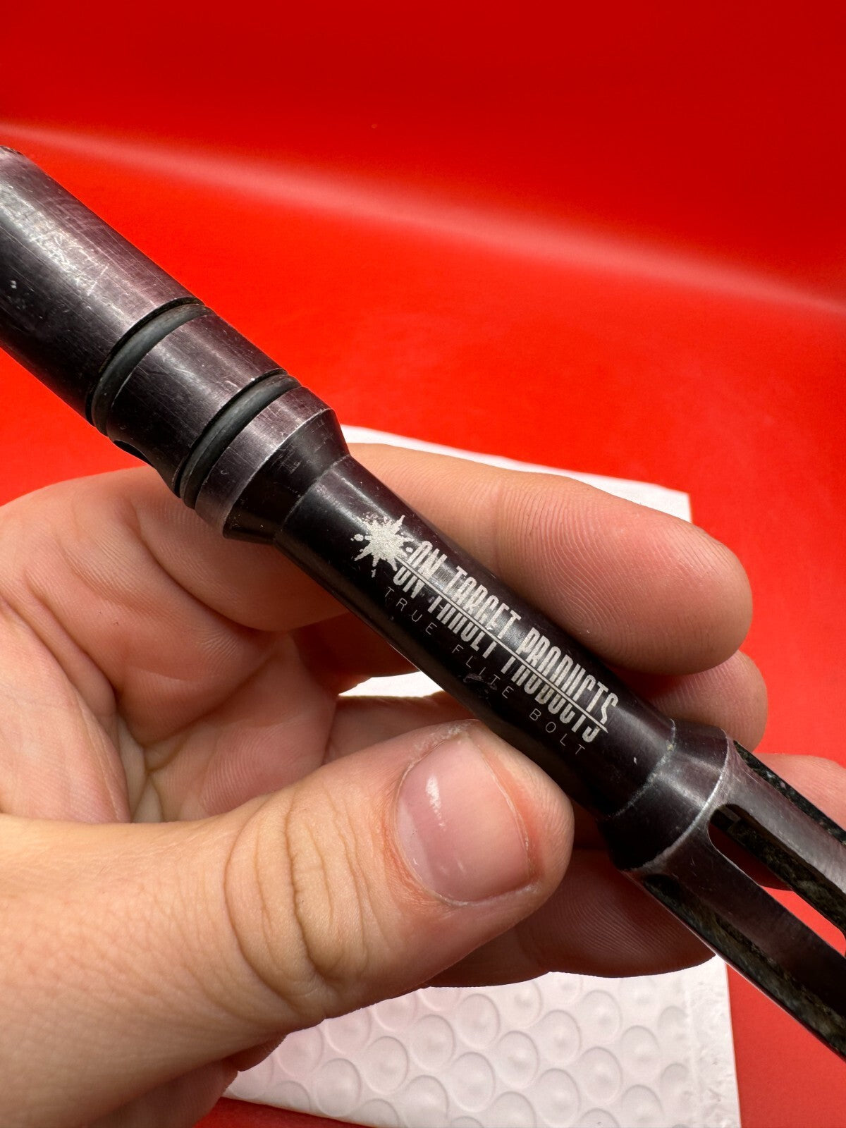 On Target Products (OTP) Autococker Bolt - used paintball bolt - black