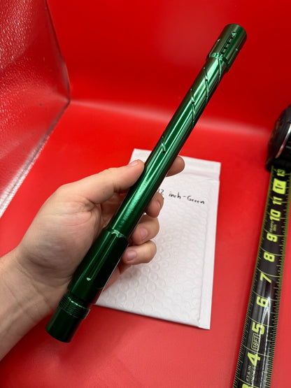 PMI Pursuit 12 inch Paintball Barrel A/C Thread - Green 690 Bore