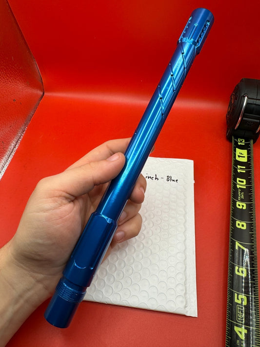 PMI Pursuit 12 inch Paintball Barrel A/C Thread - Blue 690 Bore