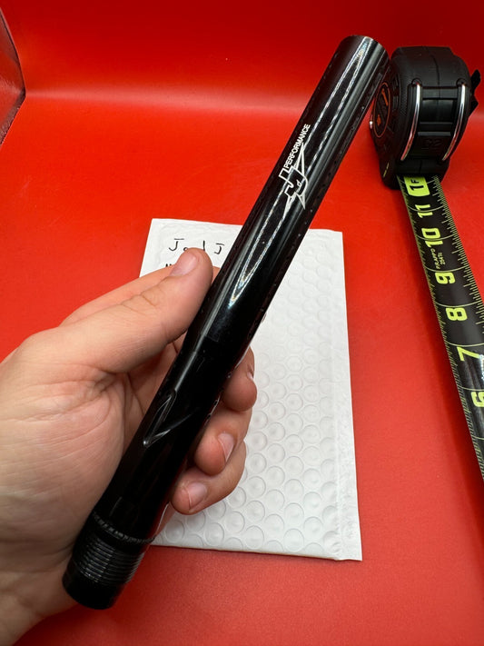 J &amp; J 14 inch Tip Paintball Barrel - used paintball barrel tip - black