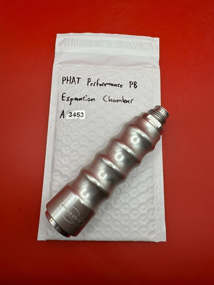 PHAT Performance PB Expansion Chamber - used paintball expansion chamber - silver