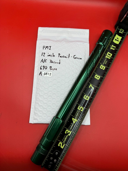 PMI Pursuit 12 inch Barrel A/C Thread - Green 690 Bore
