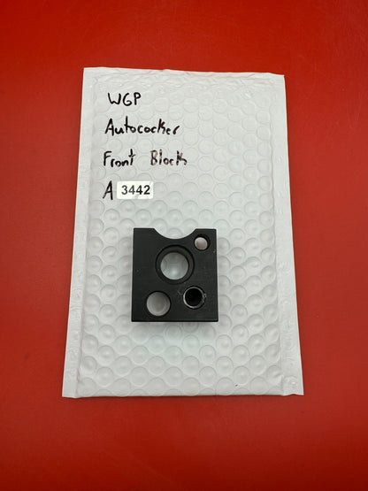WGP Autococker Front Block - used paintball front block - black