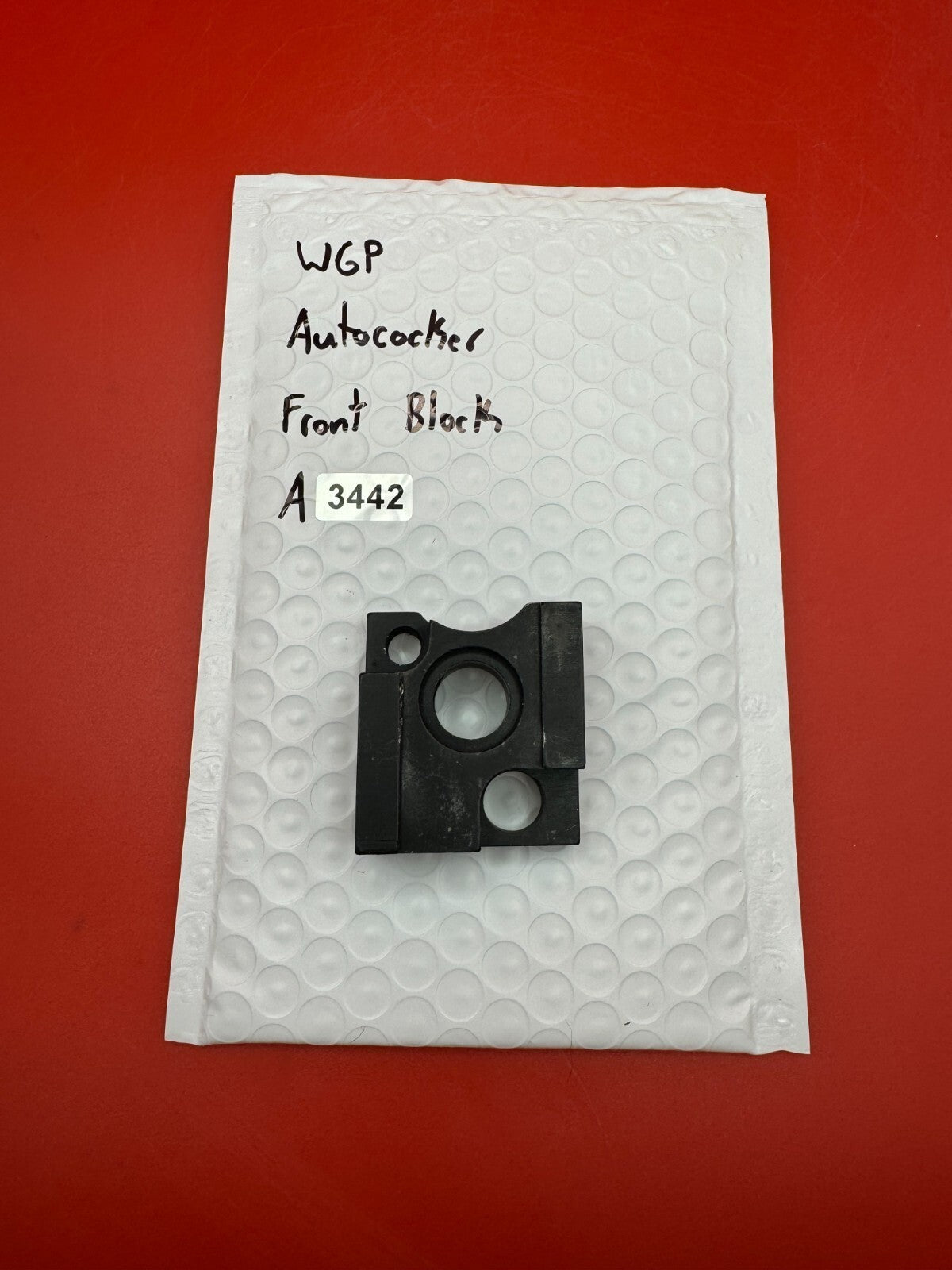 WGP Autococker Front Block - used paintball front block - black