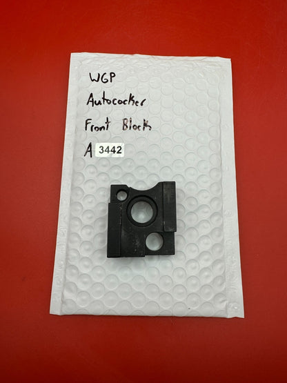 WGP Autococker Front Block - used paintball front block - black