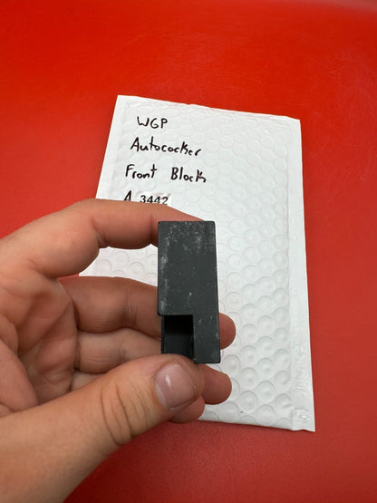 WGP Autococker Front Block - used paintball front block - black
