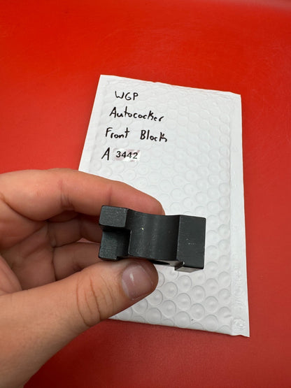WGP Autococker Front Block - used paintball front block - black