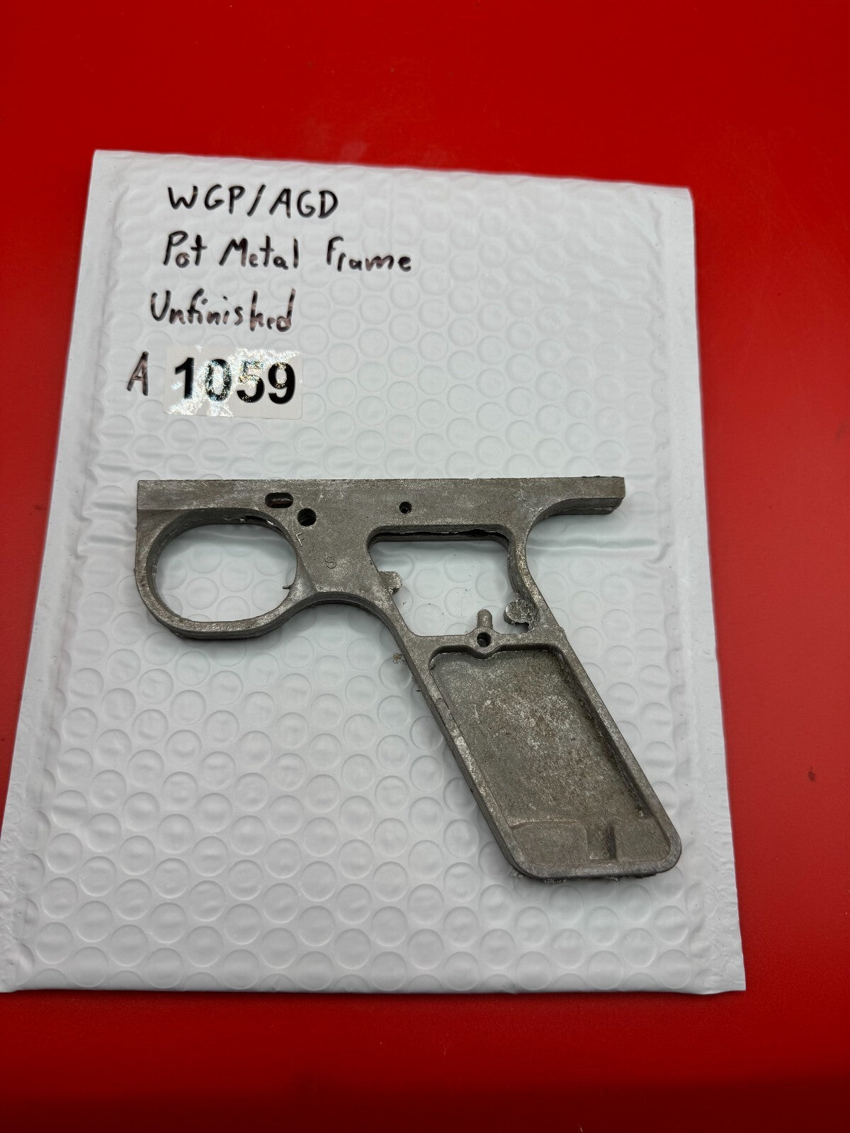 WGP/AGD Pot Metal Paintball Marker Frame Unfinished