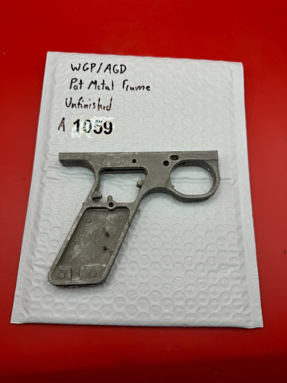 WGP/AGD Pot Metal Paintball Marker Frame Unfinished